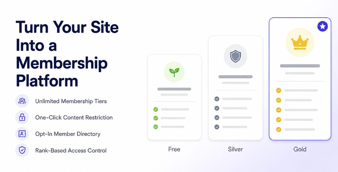 Membership Addon for Luxa Users Pro